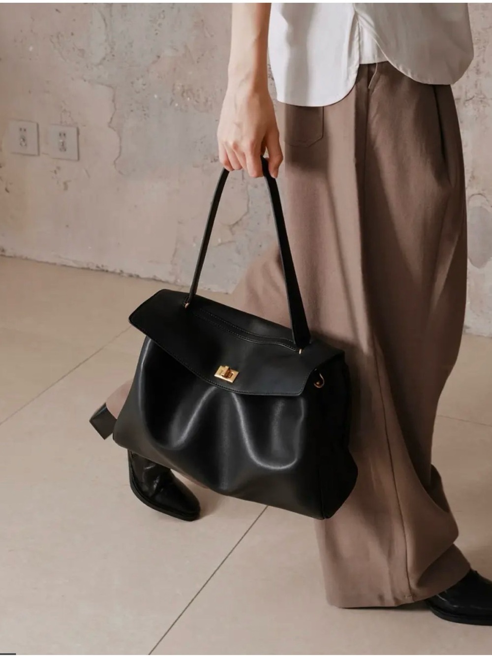 Atorie Slouchy Shoulder Bag